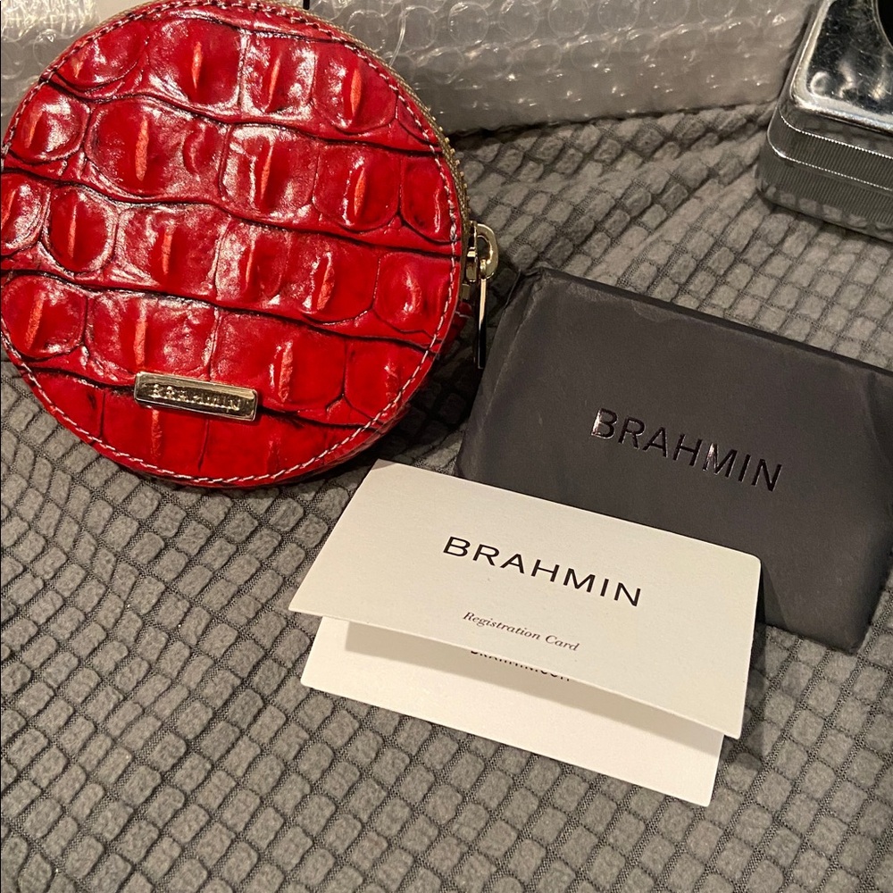 Brahmin NWT Mini Pouch/Bag Charm/Keychain